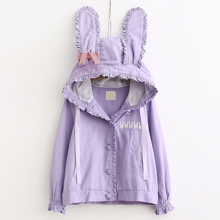 Áo Khoác Kaki Tai Thỏ 745