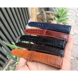 Dây Đồng Hồ Da Đà Điểu Cao Cấp