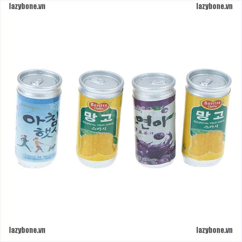 Bộ 4 Bình Nước Trang Trí Nhà Búp Bê Xinh Xắn