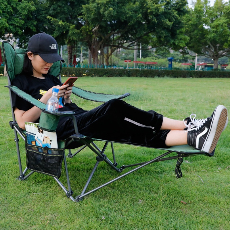 Ghế Xếp Nằm Có Khoá Kéo Tháo Phần Gác Chân