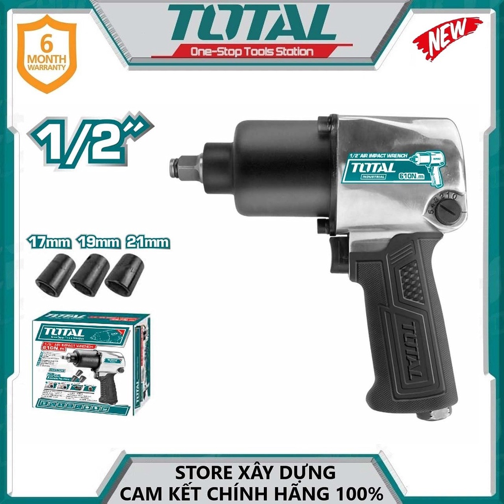 MÁY SIẾT BU LÔNG HƠI 12.5 MM  TOTAL TAT40122- HÀNG CHÍNH HÃNG