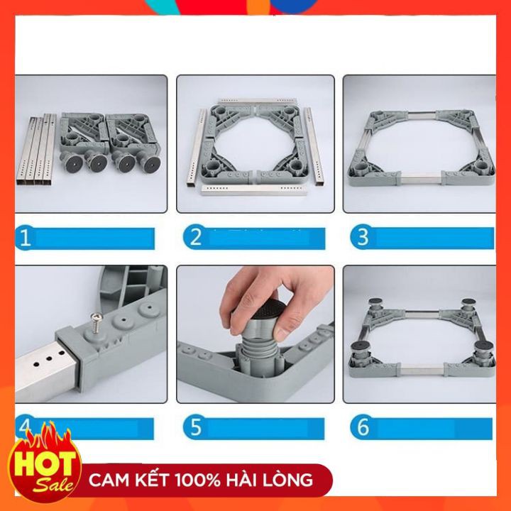 [HÀNG LOẠI 1]Chân Kê Máy Giặt Tủ Lạnh Đế Kê Chân Tủ Lạnh Máy Giặt Bằng Inox Đa Năng | BigBuy360 - bigbuy360.vn