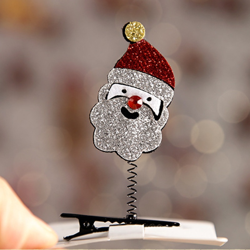 Kẹp Tóc Hình Kẹo Giáng Sinh Có Chuông