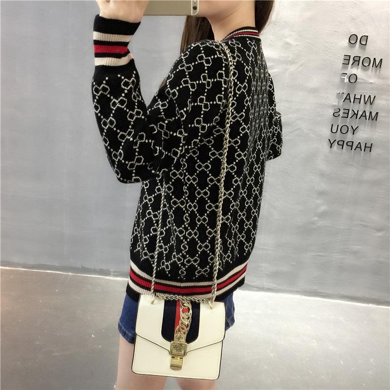 Áo Khoác Cardigan Dệt Kim Dày Dặn Thời Trang Xuân Thu Hàn Quốc Mới Cho Nữ