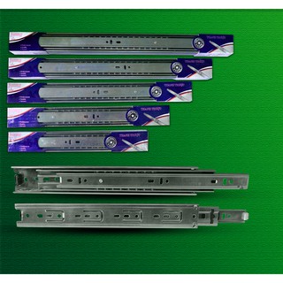 2 BỘ THANH RAY TRƯỢT HỘC BÀN BI 3 TẦNG DÀI ( 25CM, 30cm, 35cm, 40cm, 45cm, 50cm ) bản 420mm