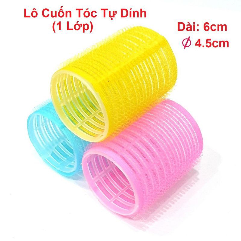 Lô Cuốn Tóc Tự Dính Cỡ Đại Lẻ 1 Cái?Rẻ Vô Địch? Lô Cuốn Mái Tự Dính