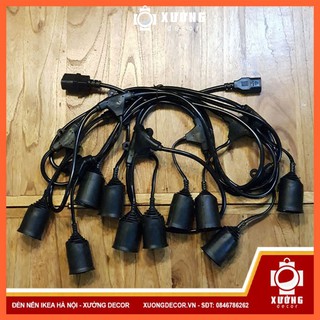 Combo dây 5,5m đúc chuông + 10 bóng bulb 3w