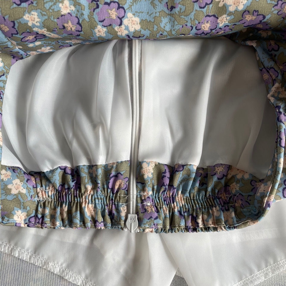 AMOI Bộ Áo Sơ Mi Voan Ngắn Tay Cổ Chữ V + Chân Váy Xếp Ly Thời Trang Phương Tây Cho Nữ