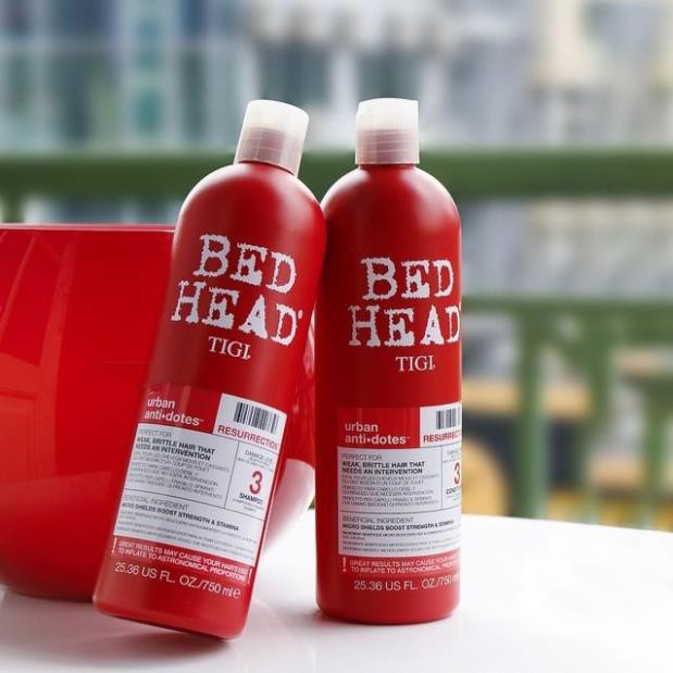 Dầu gội xả Tigi Bed Head , Dầu gội xả phục hồi 3 cấp độ 750ml