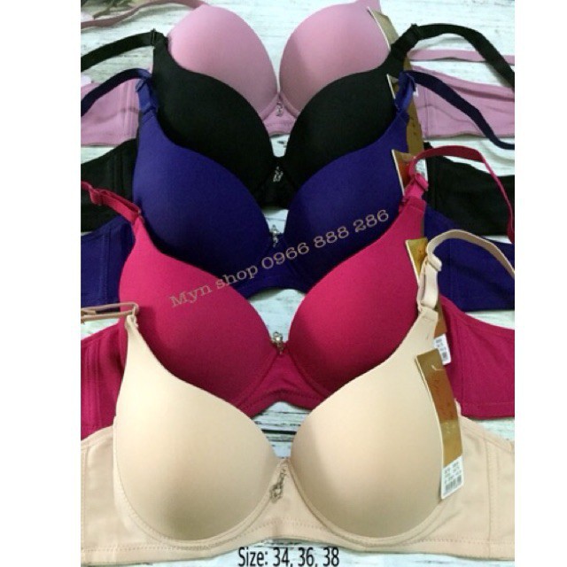 Áo Lót Có Gọng Đệm Mỏng Trơn - rubyshop