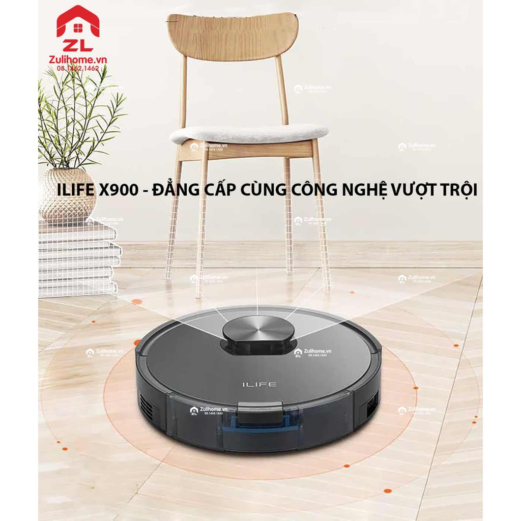 Robot Hút Bụi Lau Nhà ILIFE X900 ✔️ Hàng Chính Hãng ✔️ Giá Tốt ✔️ Bảo Hành 12 Tháng