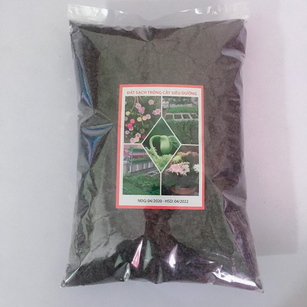 1 Kg Đất Sạch Trồng Cây Siêu Dưỡng Chuyên Dùng Cho các loại cây cảnh Và Các Loại Hoa, Rau Củ