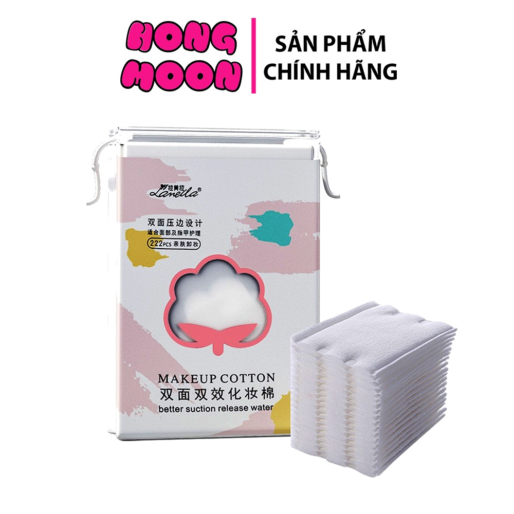 Bông tẩy trang Lameila 222 miếng - Cotton Pads - Khăn Khô