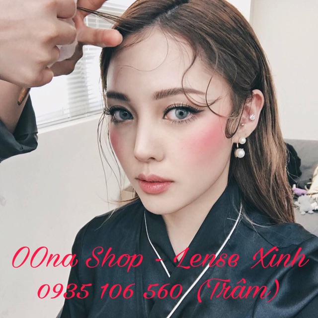Lens xám xanh Pony