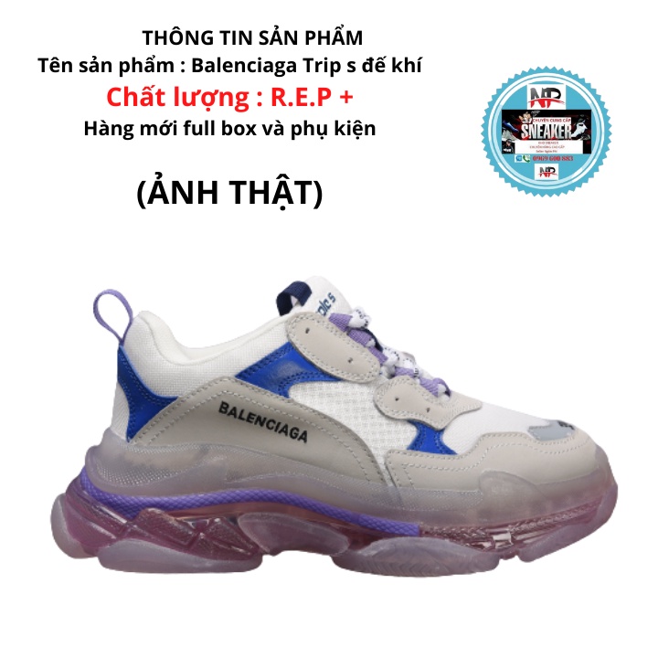 GIẦY THỂ THAO NỮ BALENCIAGA TRIPLE S ĐẾ KHÍ