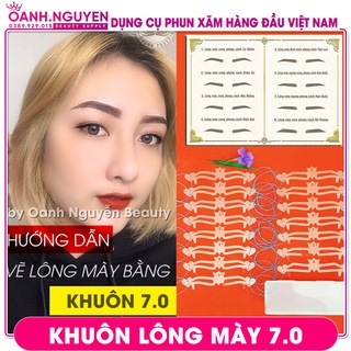 Khuôn Kẻ Lông Mày Phun Xăm 7.0 (VIDEO HƯỚNG DẪN)