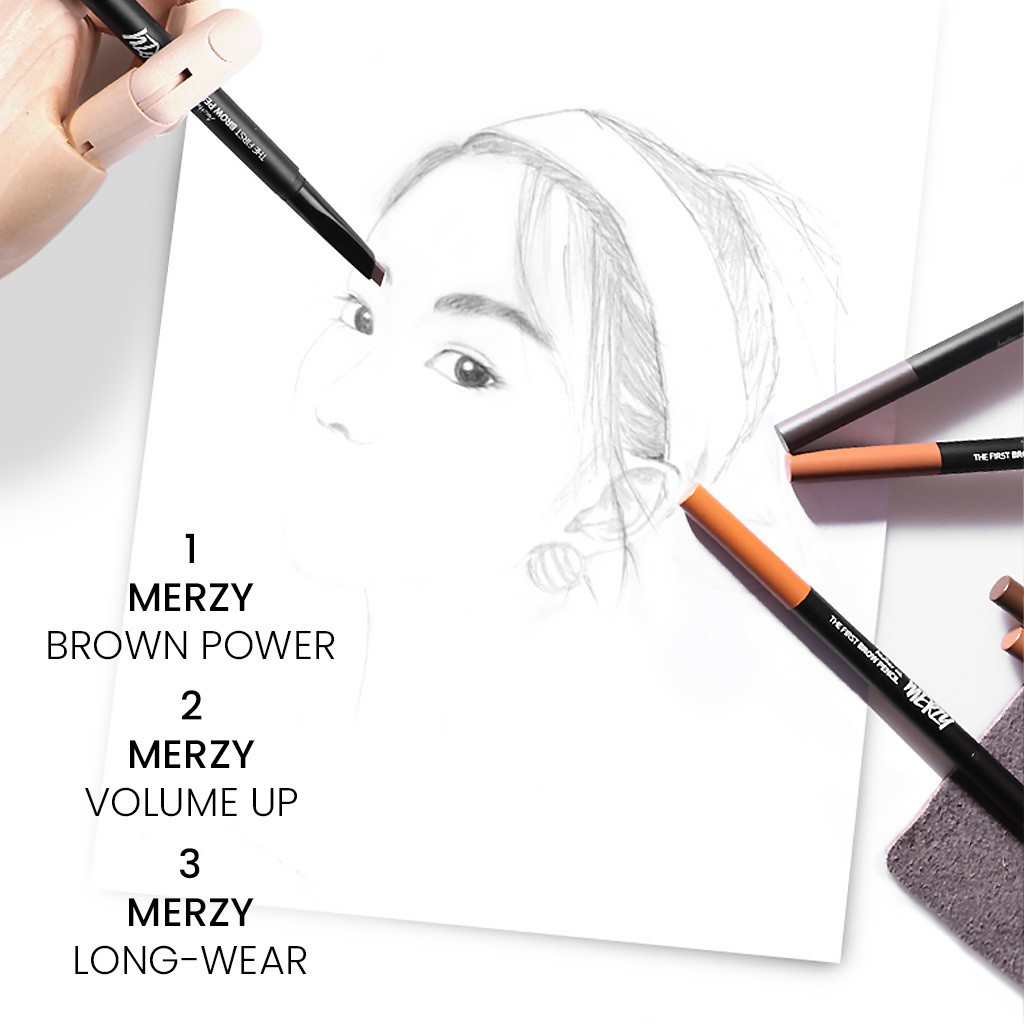Chì Kẻ Chân Mày Merzy The First Brow Pencil