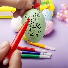[ĐỒ CHƠI TRẺ EM] Trứng tô màu độc đáo cho bé - Đồ chơi trứng tô màu
