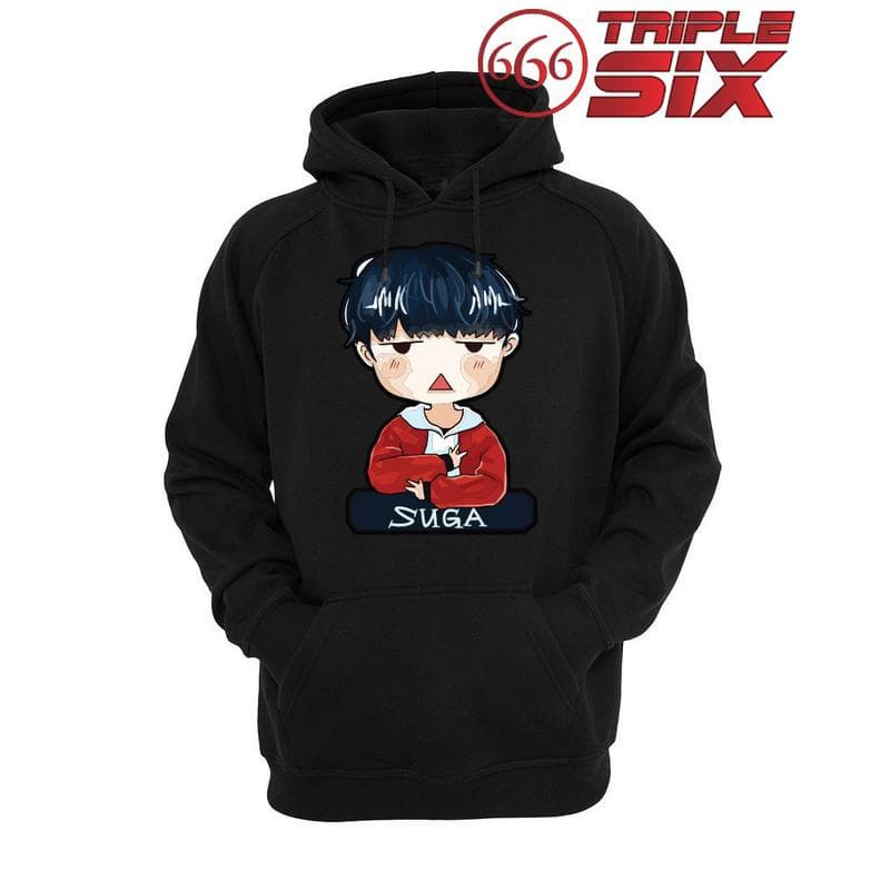 Áo Khoác Thể Thao Bts Suga Chibi 34gzo