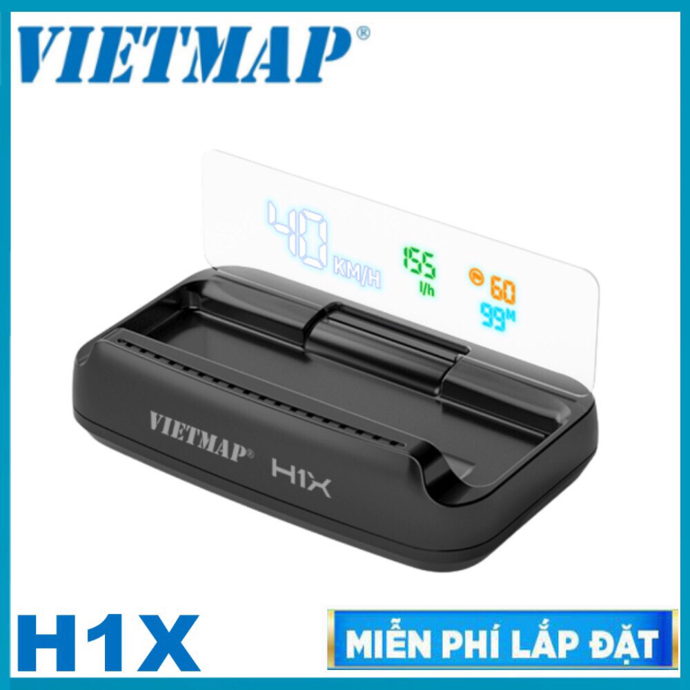 VIETMAP HUD H1X - Màn Hình Hiển Thị Thông Tin Xe Hơi