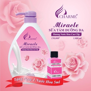 Sữa tắm hương nước hoa miracle + tặng nước hoa mini 5ml