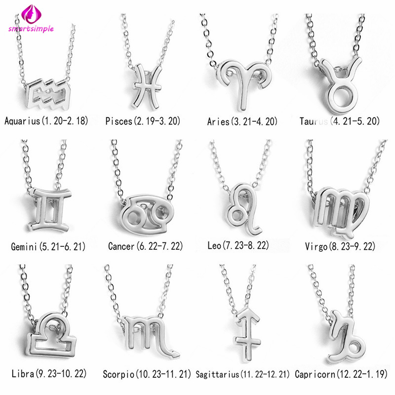 Vòng Cổ Nữ Có Mặt Biểu Tượng Cung Hoàng Đạo Phong Cách Thời Trang Độc Đáo