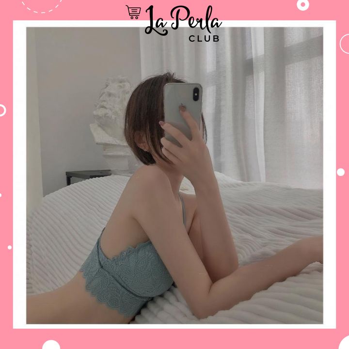 Áo Bra Ren Hoa Siêu Gợi Cảm Kèm Mút Ngực MS D2