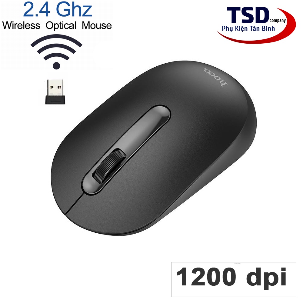 Chuột Không Dây Hoco Gm14 Chính Hãng - Mouse Wireless