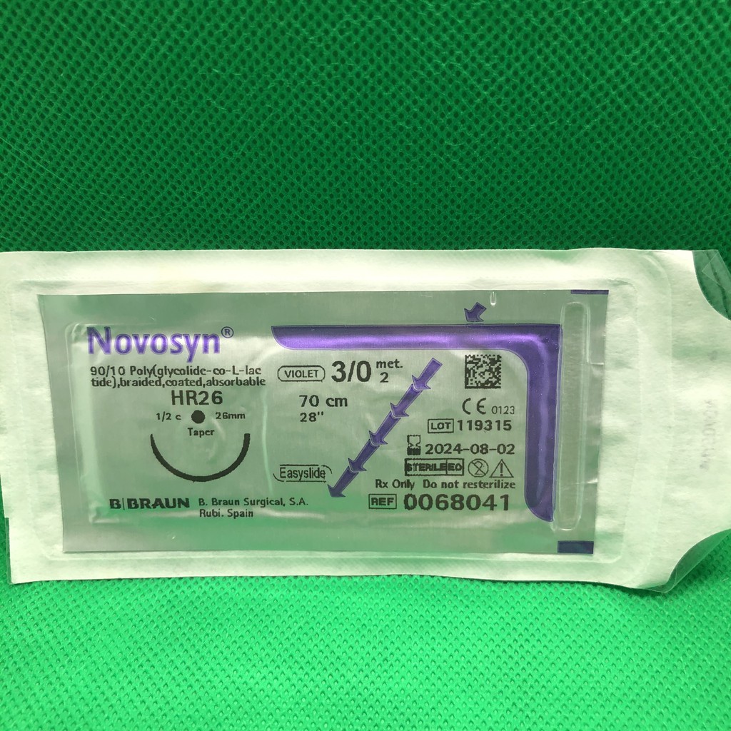 Chỉ phẫu thuật Novosyn 3/0