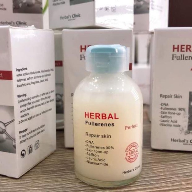 Tinh chất Collagen Tươi Căng Bóng HERBAL FULLERENES 30ML