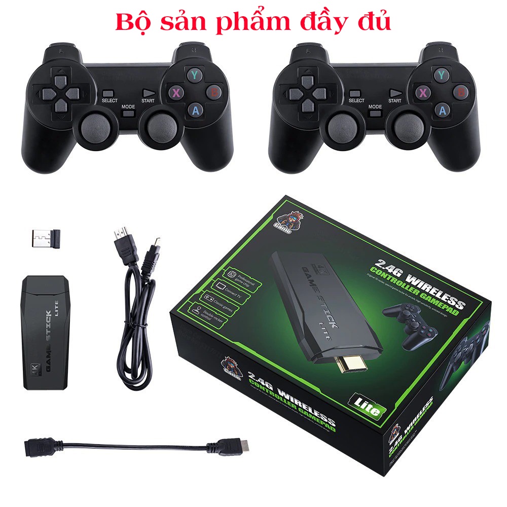 [HOT NEW] Máy Chơi Game Stick 4k HDMI 3500 game + thêm 20 game mới, game việt hóa, máy điện tư - BH 12 THÁNG | BigBuy360 - bigbuy360.vn