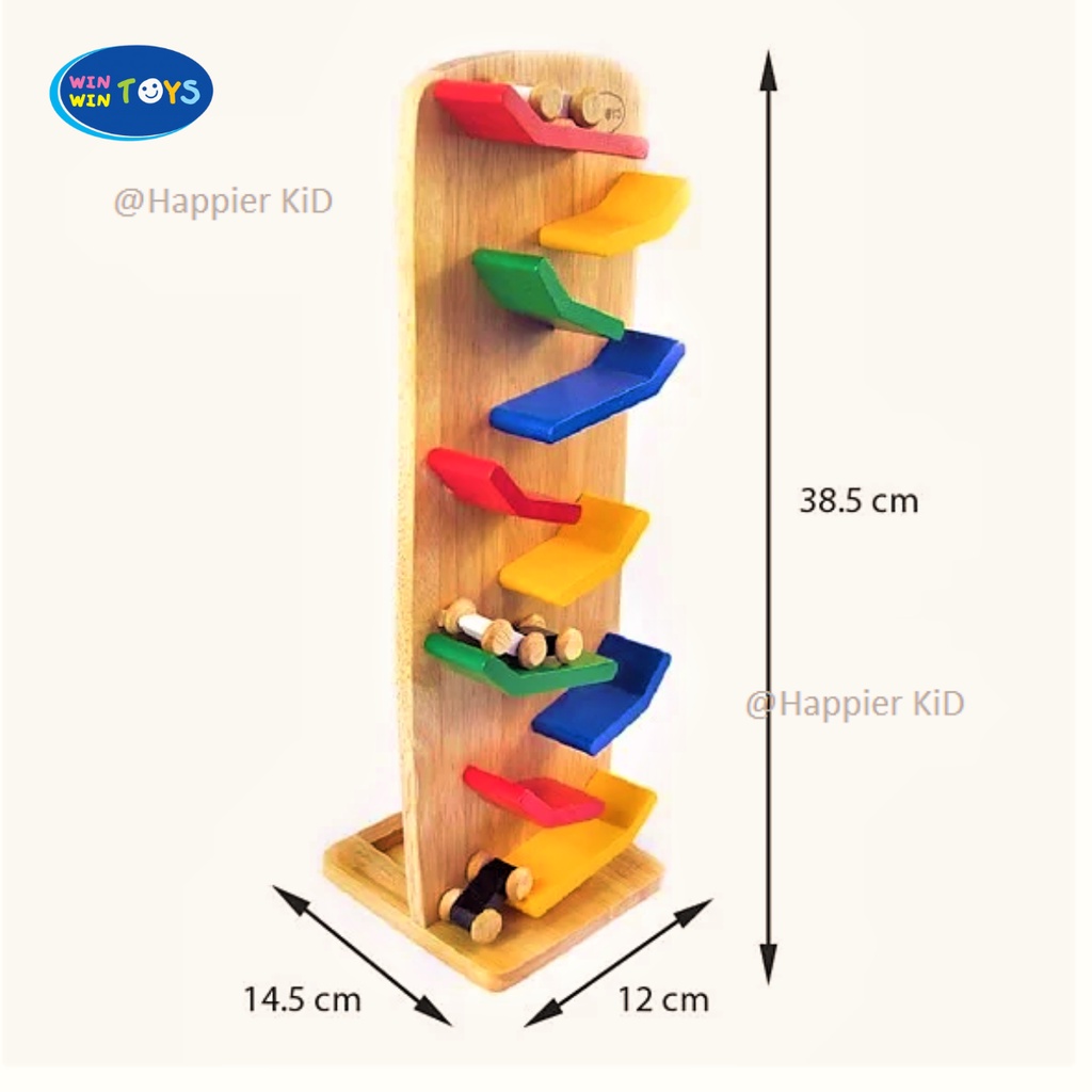 Vách xe rượt đuổi Winwintoys - Đồ chơi vận động, phối hợp tay mắt chất liệu gỗ cao su cao cấp