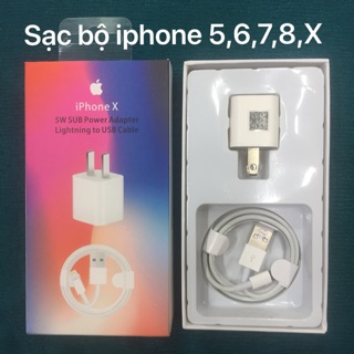 Sạc bộ iphone 5,6,7,8,x