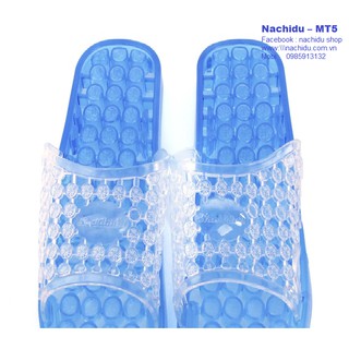 Dép massage chân trong nhà, dép nhà tắm, dép nhựa màu Xanh ngọc  Nachidu - MT5