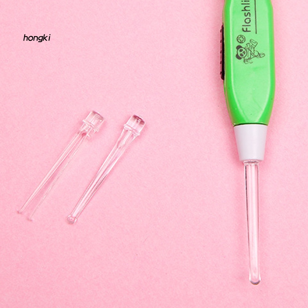 1 Dụng Cụ Lấy Ráy Tai Có Đèn Pin LED + 3 Đầu Thay Thế