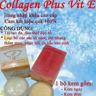 Combo 10 kem Collagen Plus Vit E