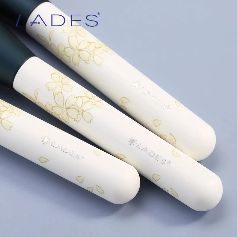 Bộ Cọ Trang Điểm Lades Màu Trắng Sang Trọng 14 Cây