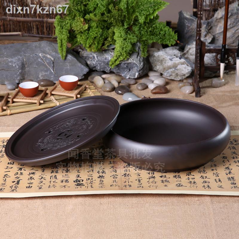 ✚ ♕☾khay trà zisha nhỏ đựng nước Bàn gia đình Bộ Kung Fu đơn giản pha khô biển ưu đãi đặc biệt