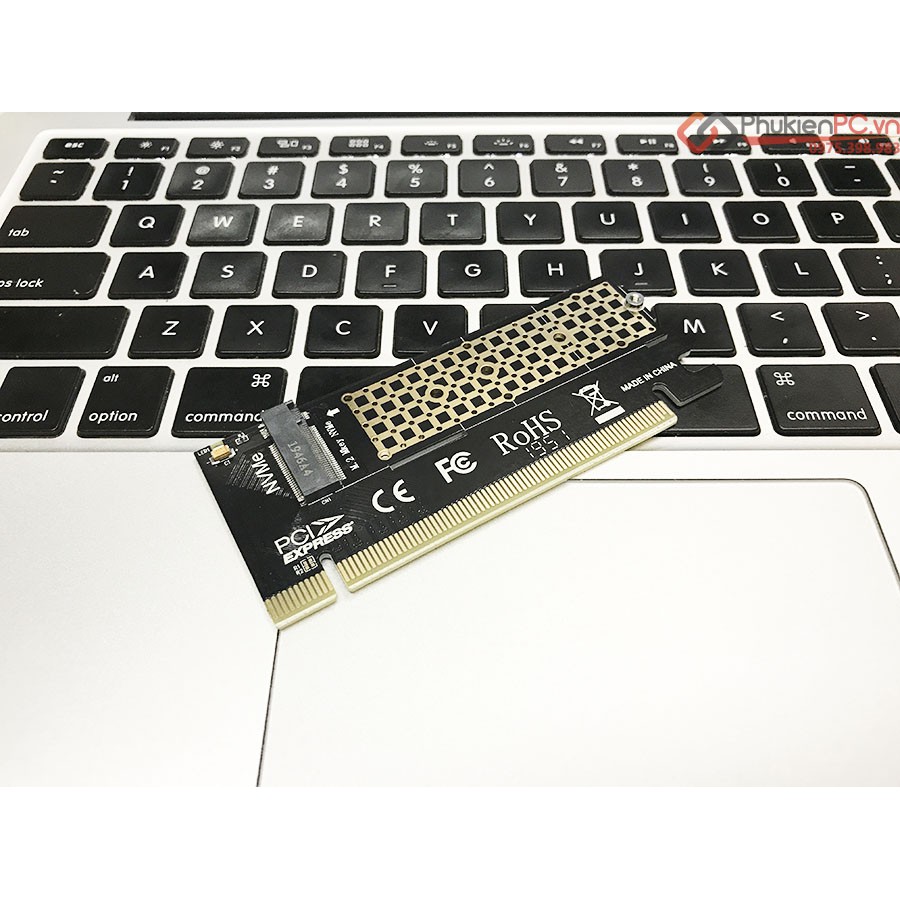 Adapter chuyển đổi ổ cứng M2 nvme to pci-e 16x