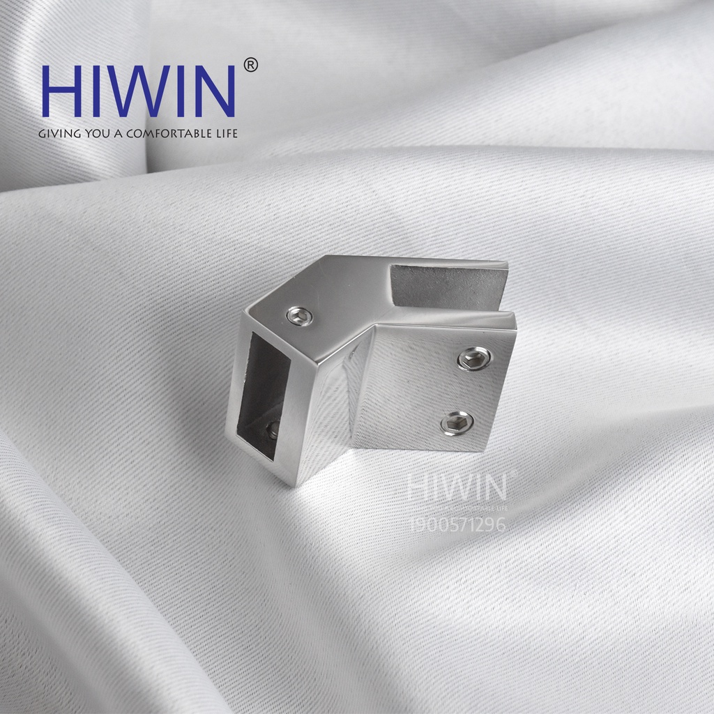 Kẹp kính thanh giằng cabin kính inox 304 mặt gương Hiwin SB-808F