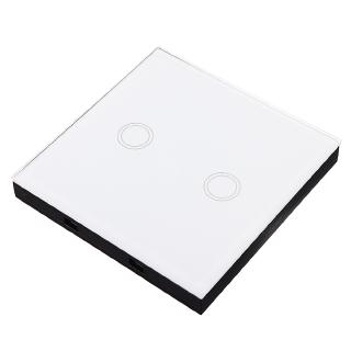 Aodu 433MHz White 1 2 3 Channel 86 Wall Touch Remote Control Switch Wireless RF Transmitter Tempered