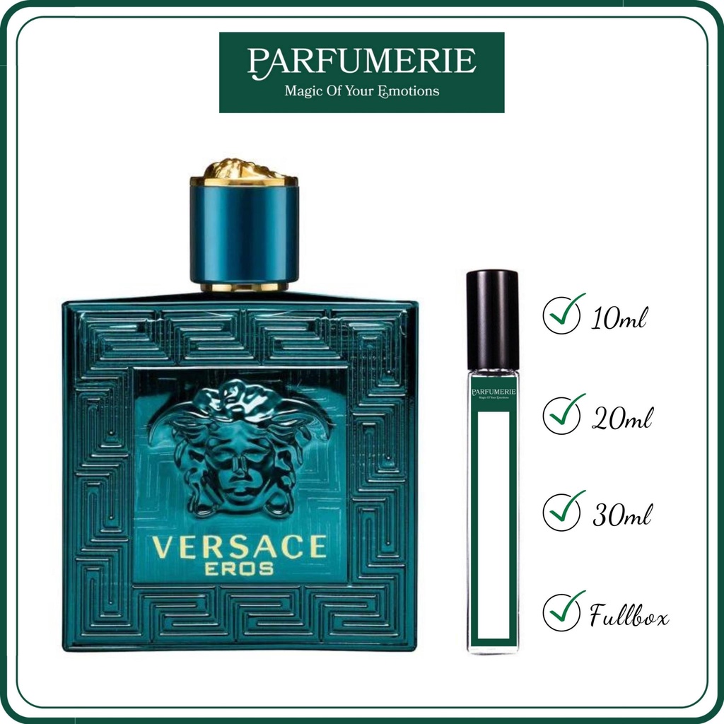Nước hoa nam Versace Eros For Men EDT quyến rũ đầy lôi cuốn _ 𝐓𝐡𝐮̛̉ 𝐦𝐮̀𝐢 10ml/20ml/30ml