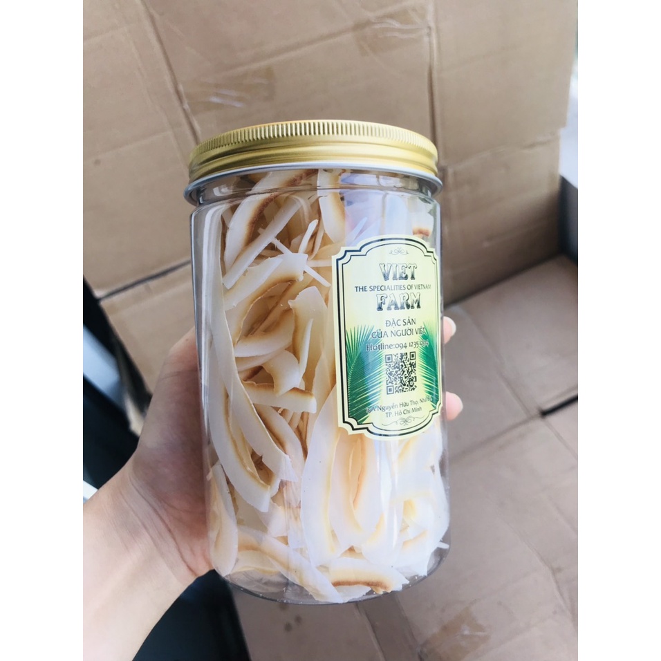 250g dừa sấy keto không đường 100% hàng loại 1