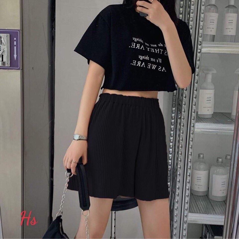 quần đùi dập ly Hs