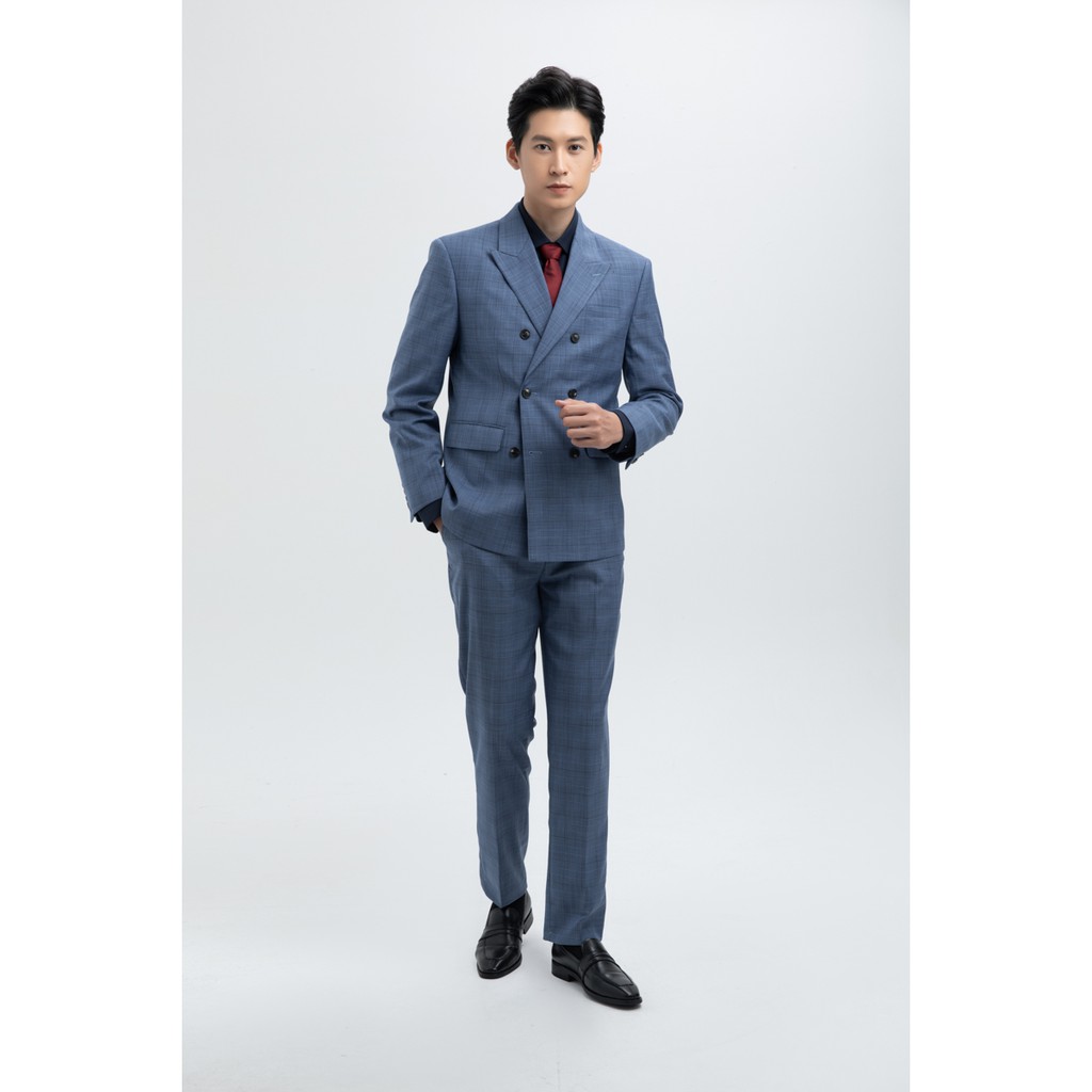 [NHẬP WABRTL5 GIẢM 10% TỐI ĐA 50K ĐH 250K ]Quần dài họa tiết kẻ nam IVY moda MS 22E2769