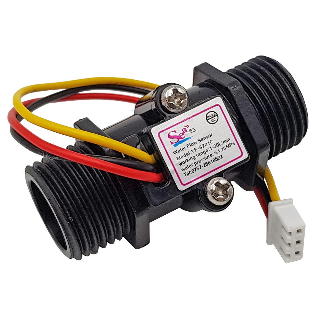 Cảm biến lưu lượng nước YF-S201C DN15