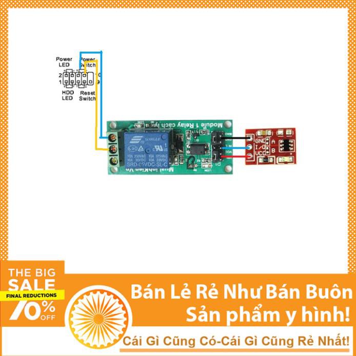 Combo Bộ Linh Kiện Nút Nguồn Bí Mật Cho Case Máy Tính