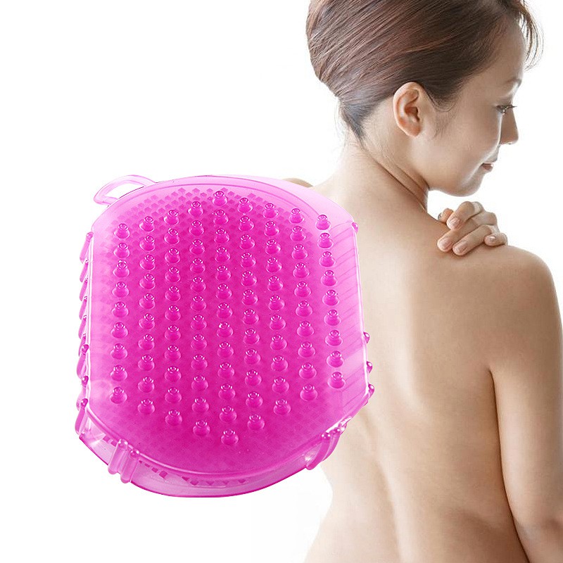 Bàn Chải Thông Kinh Lạc 2 Mặt SILICON Mềm ( 1 Chiếc ) ( Sử dụng cùng Dầu Massage body , Bùn Giảm Béo )( hàng chuẩn) 5927
