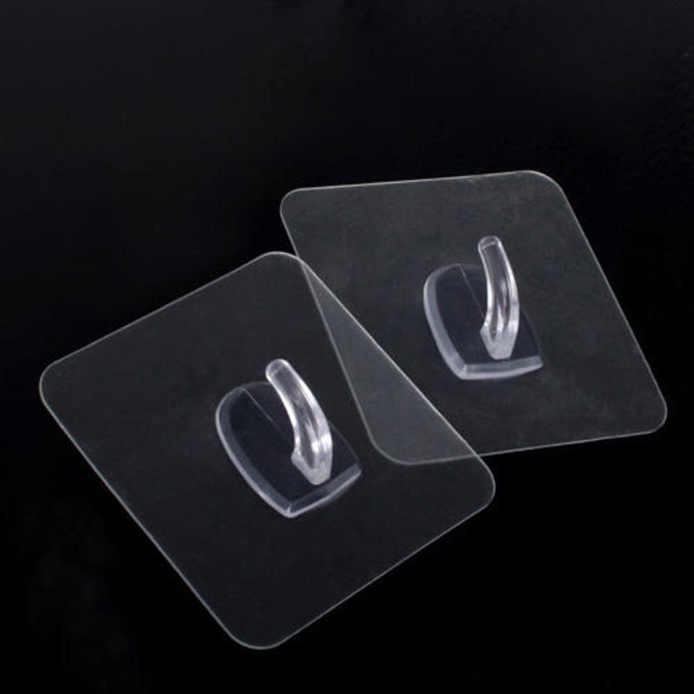 1 / 6 Móc Treo Đồ Dán Tường Trong Suốt Chắc Chắn Tiện Dụng