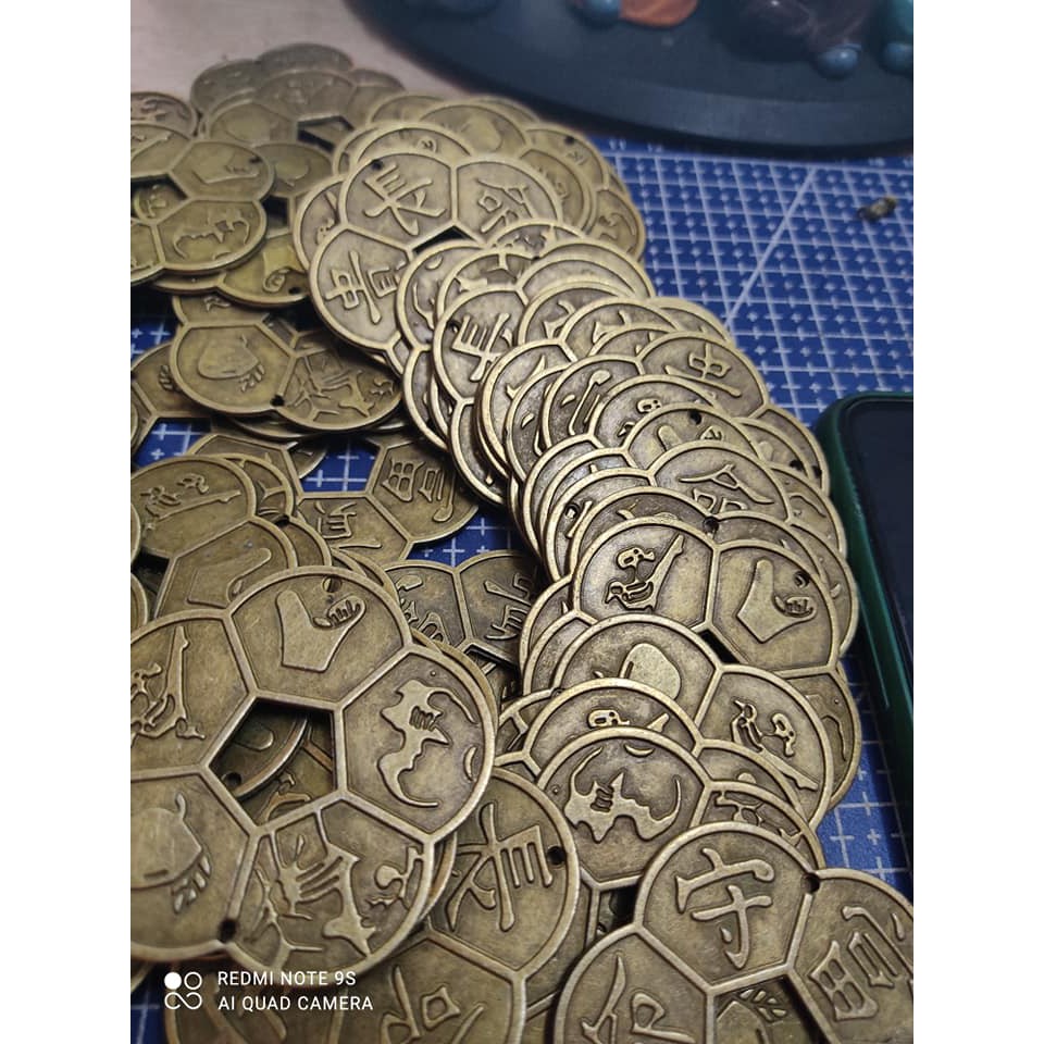 Đồng xu may mắn Mai Hoa to 5cm hàng y hình | BigBuy360 - bigbuy360.vn